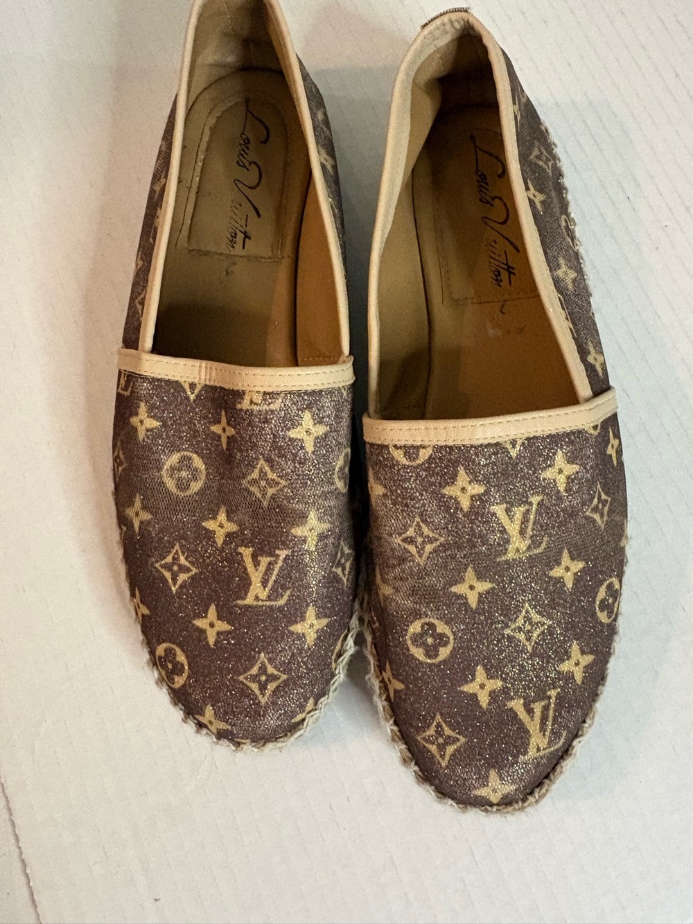 Louis Vuitton Flat Slip In Shoes Size 9